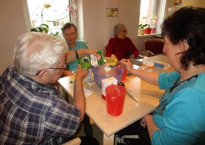 Backen auf dem Wohnbereich