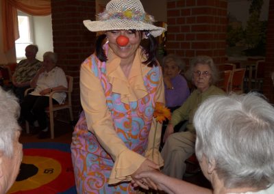 Clowntherapie im Altenheim Schweikershain